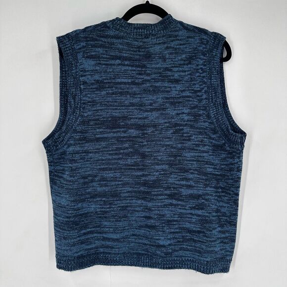 Cricket Lane Women's Button Up Christmas Sweater Vest Tartan Plaid Leaves Size M - Picture 3 of 9